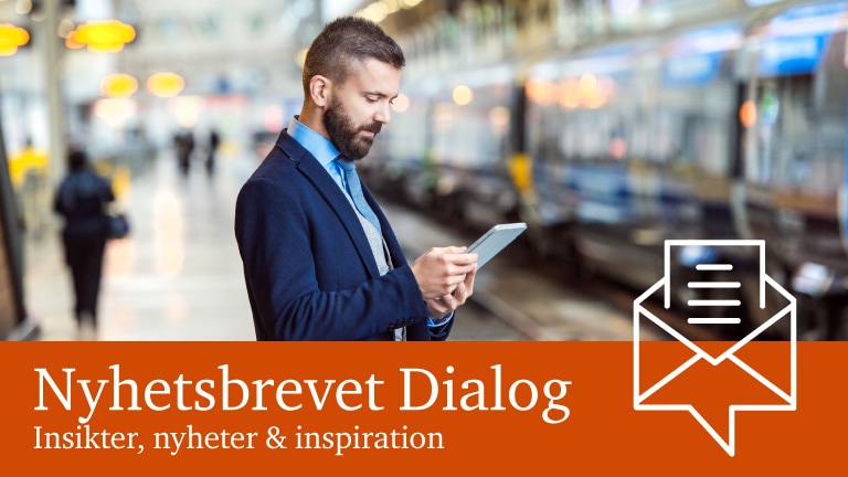 banner för nyhetsbrevet Dialog